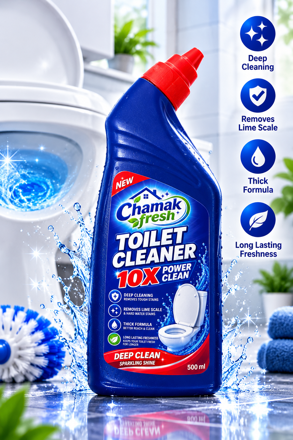 Chamak Fresh Toilet Cleaner – 10X Power